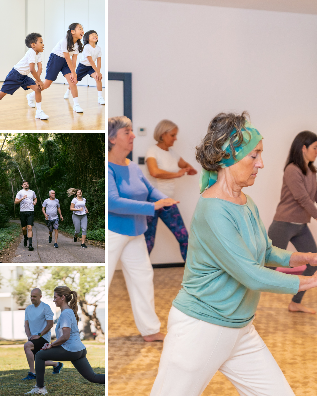 Participants d'un atelier sport-santé en extérieur dans l'Audomarois